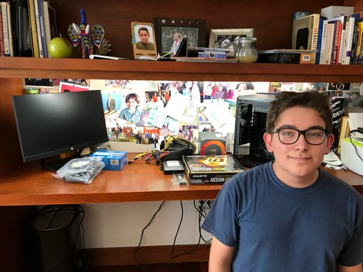 Screenshot of my homelab setup