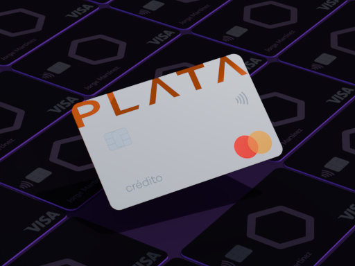 render de la tarjeta Plata Card.